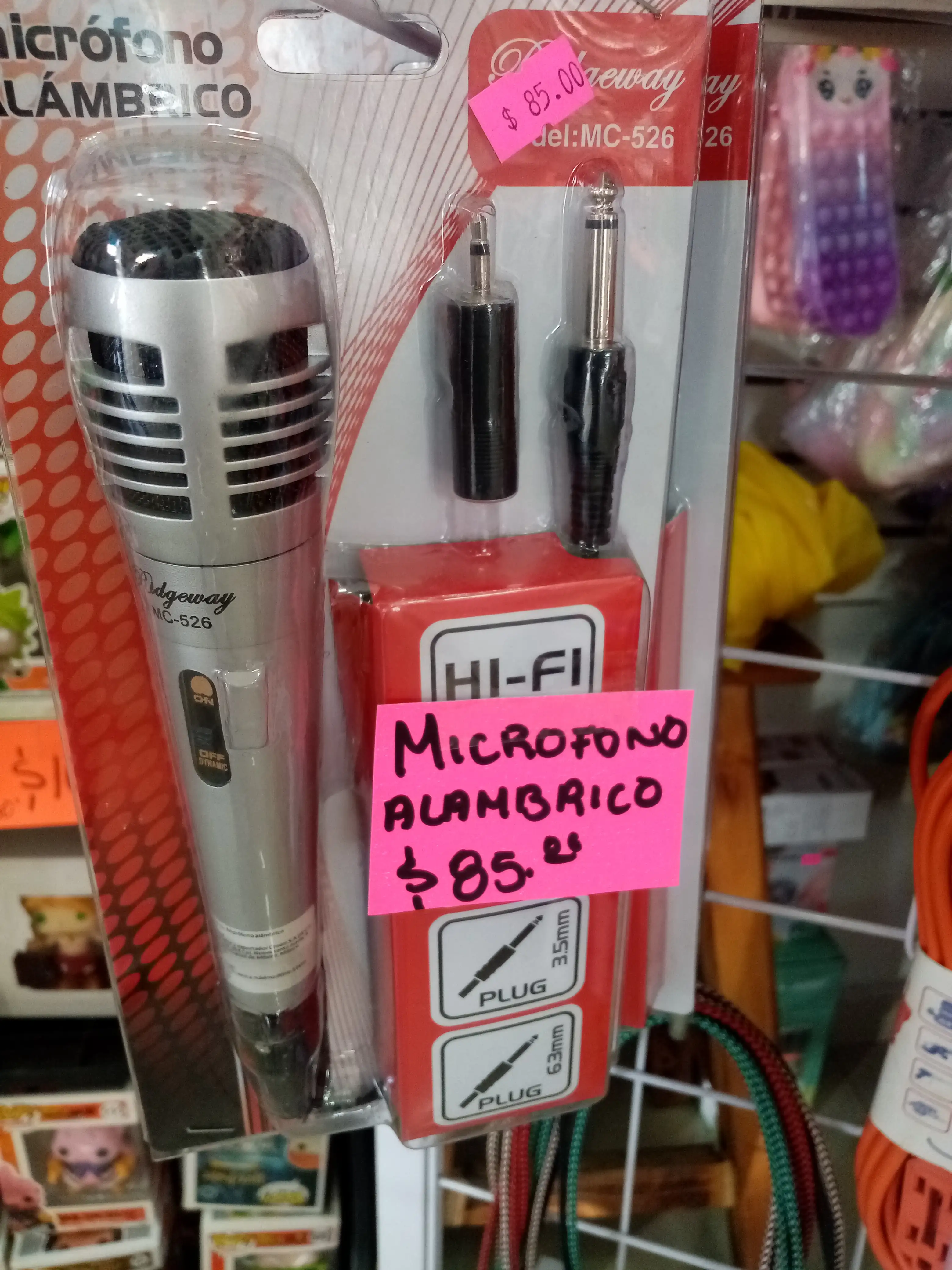 Micrófono alámbrico 