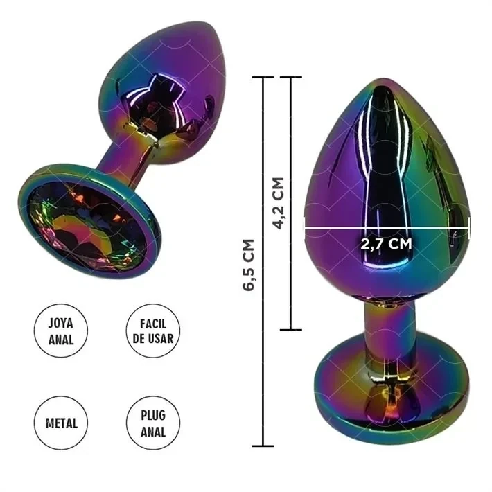 Plug Anal Small Arco iris