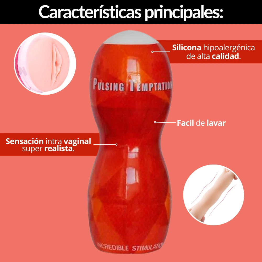 Vagina realista masturbador masculino  2