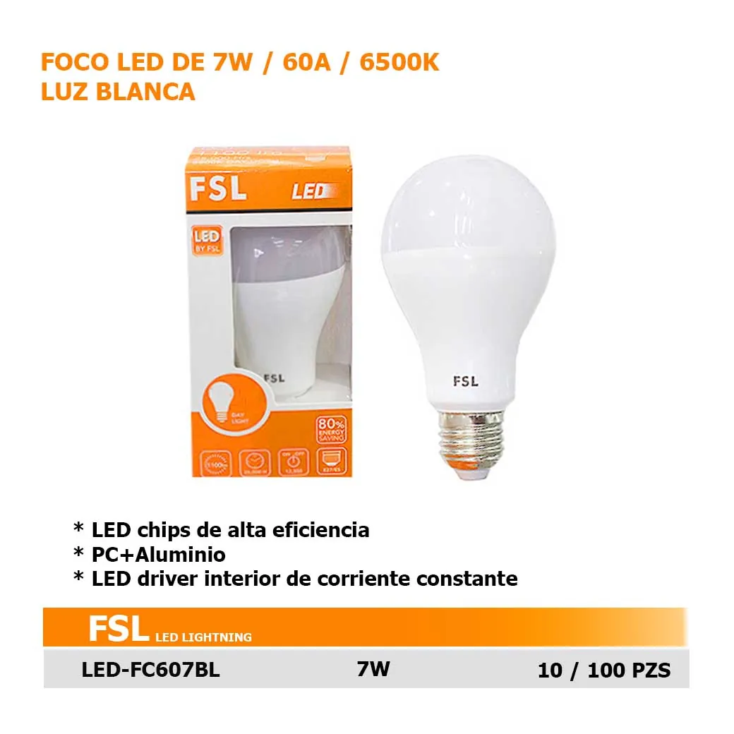 FSL FOCO LED de 7W