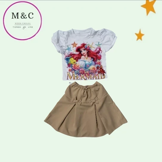 Conjunto T- G falda y blusa 