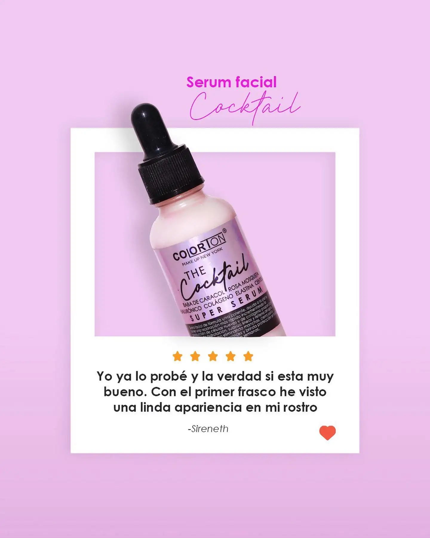 Serum Facial  Cocktail - Colorton