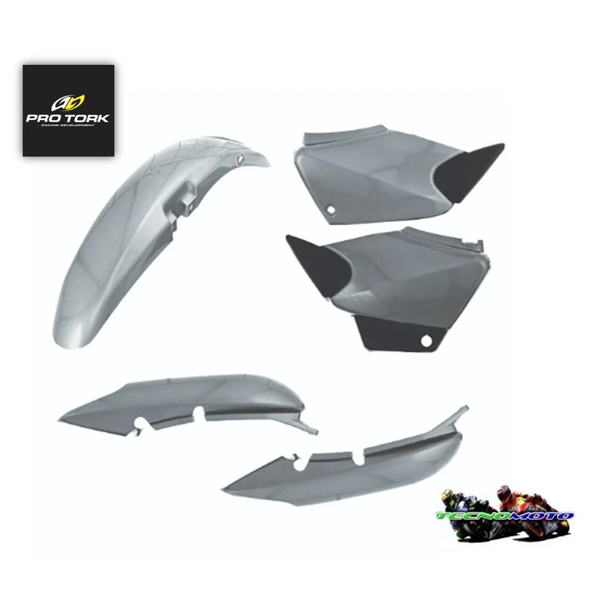 KIT PLASTICOS HONDA 125 FAN/TITAN 2000 5PCS PLATA -48946