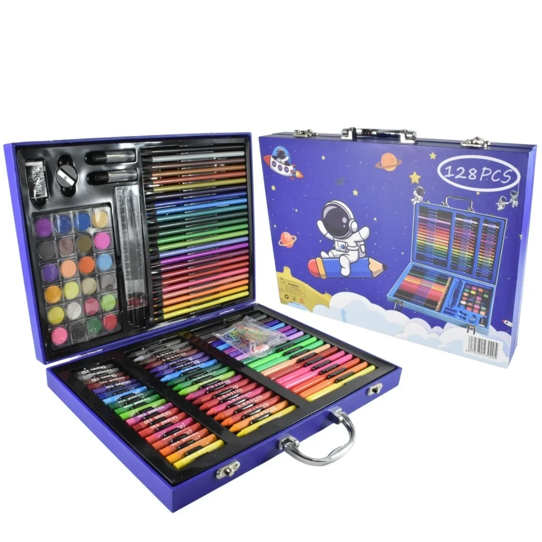 Maleta Dura set de colorear 128pcs