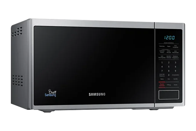 Samsung Microondas de 1000W | Tipo Espejo | Interior de Cerámica | Modo Eco | 1.1p | acero 3