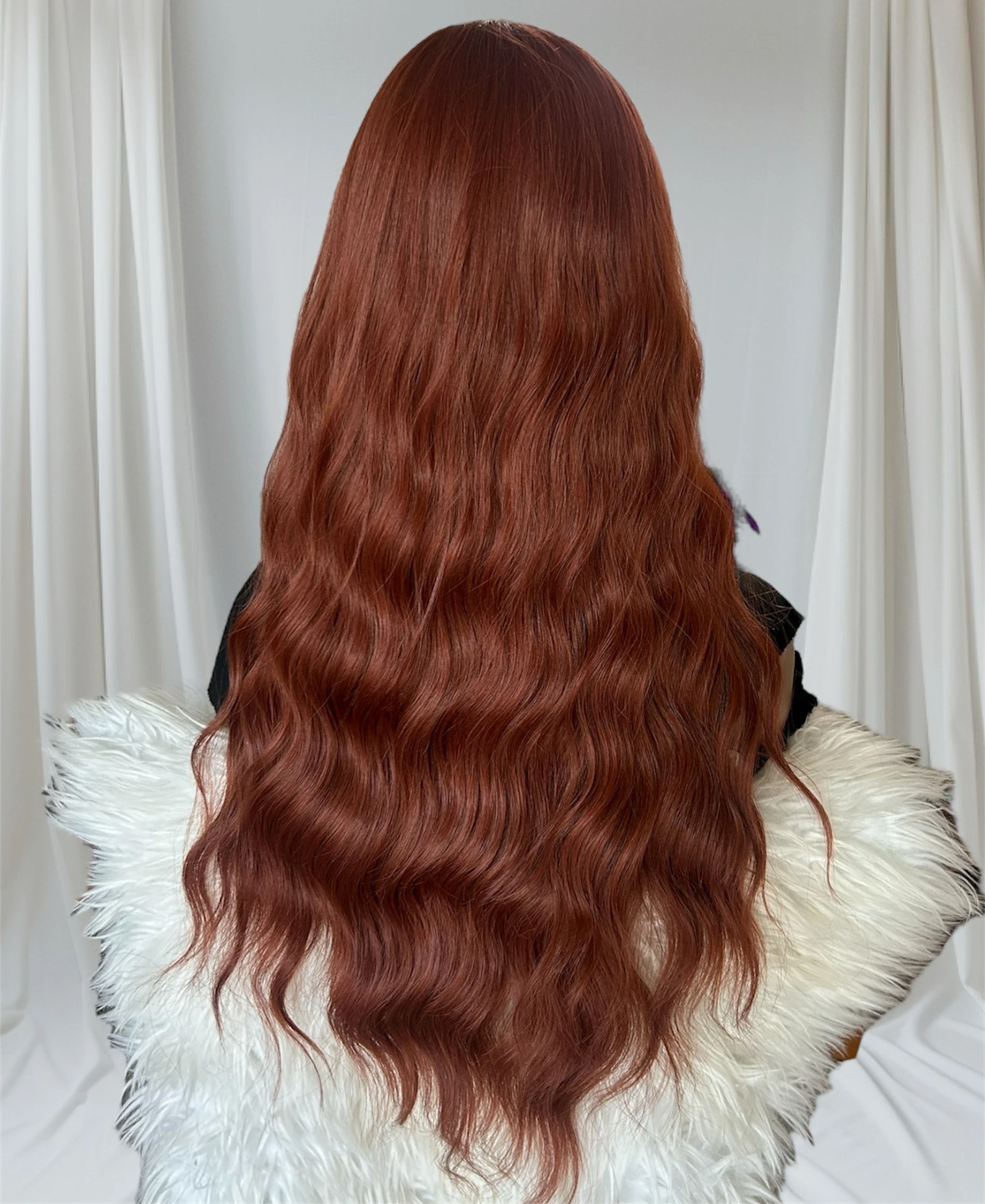 Peluca Semi Natural de 26” 3