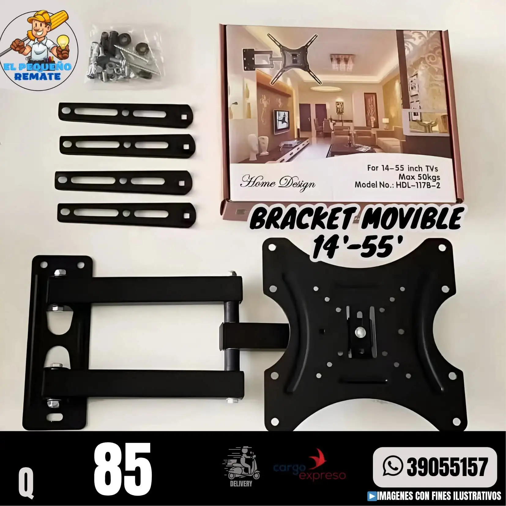 BRACKET MOVIBLE 14"-55" Home Design