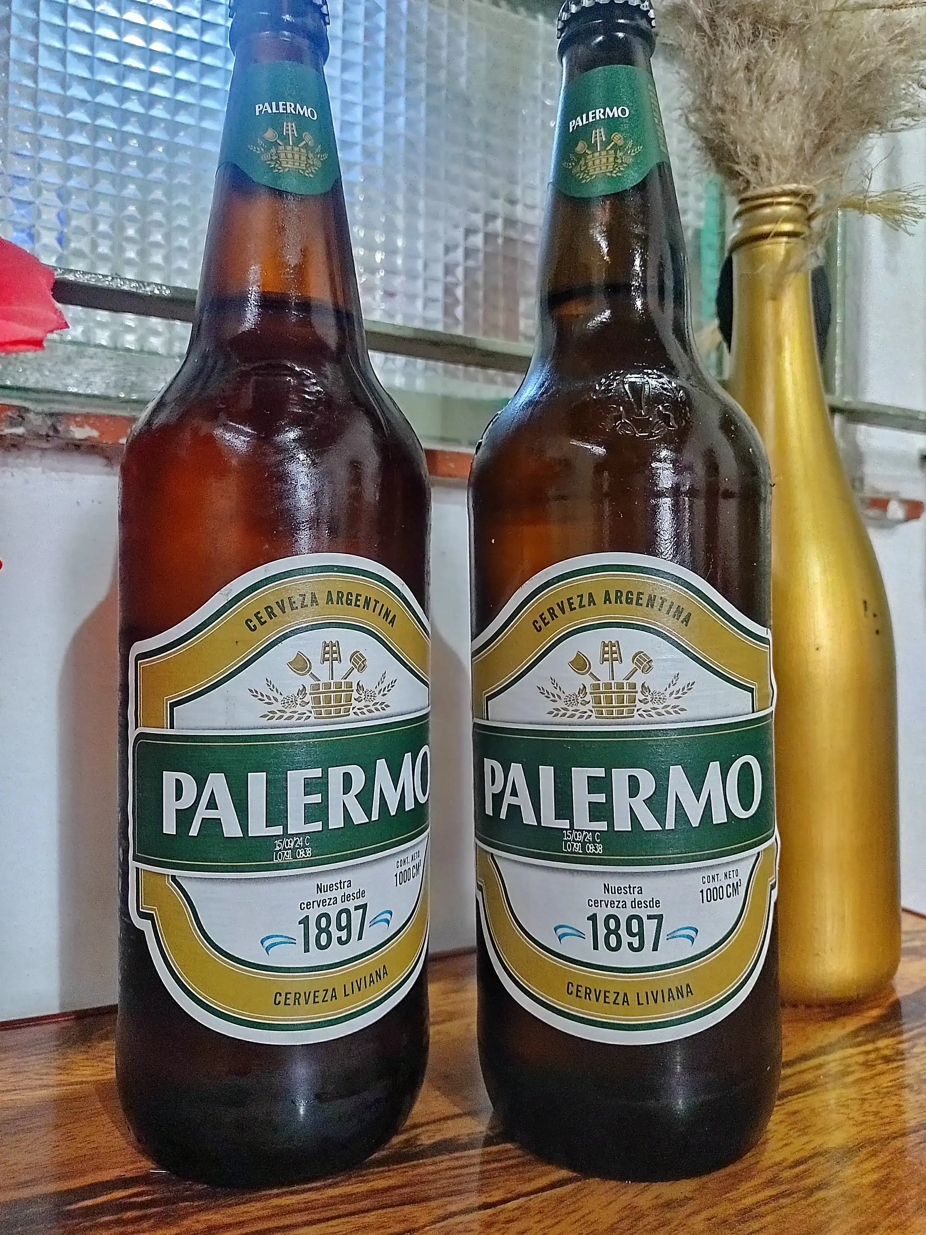 PALERMO , Cerveza clasica rubia x 1 lt.