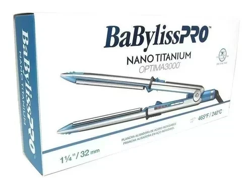 PLANCHA PELO BABYLISS PROFESIONAL OPTIMA 3000 465°f COLOR CELESTE