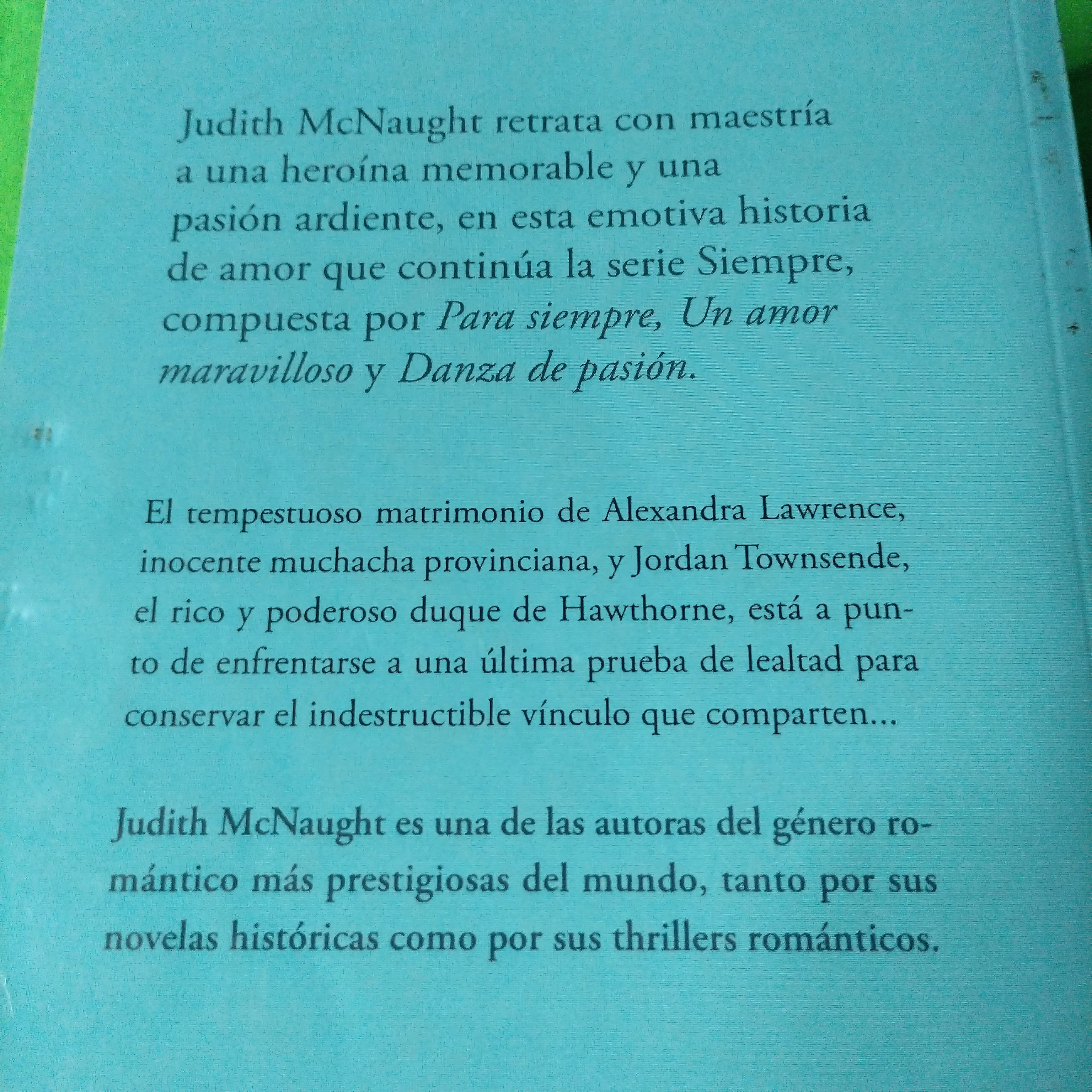 Un amor maravilloso , Judith McNaught usado  2