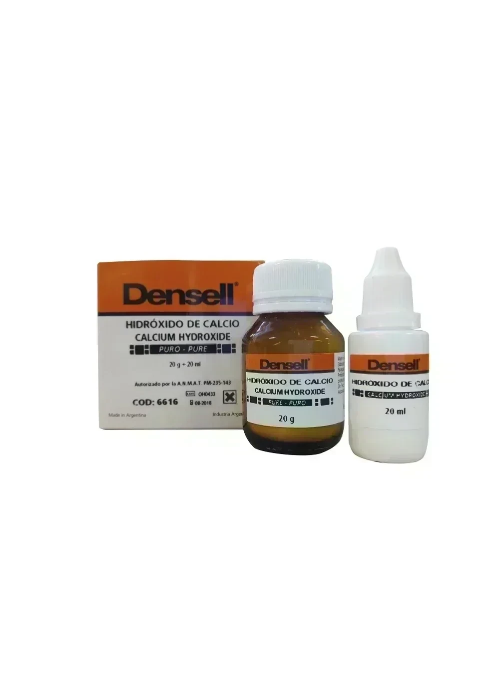 HIDROXIDO DE CALCIO PURO AVIO 20G+20ML DENSELL