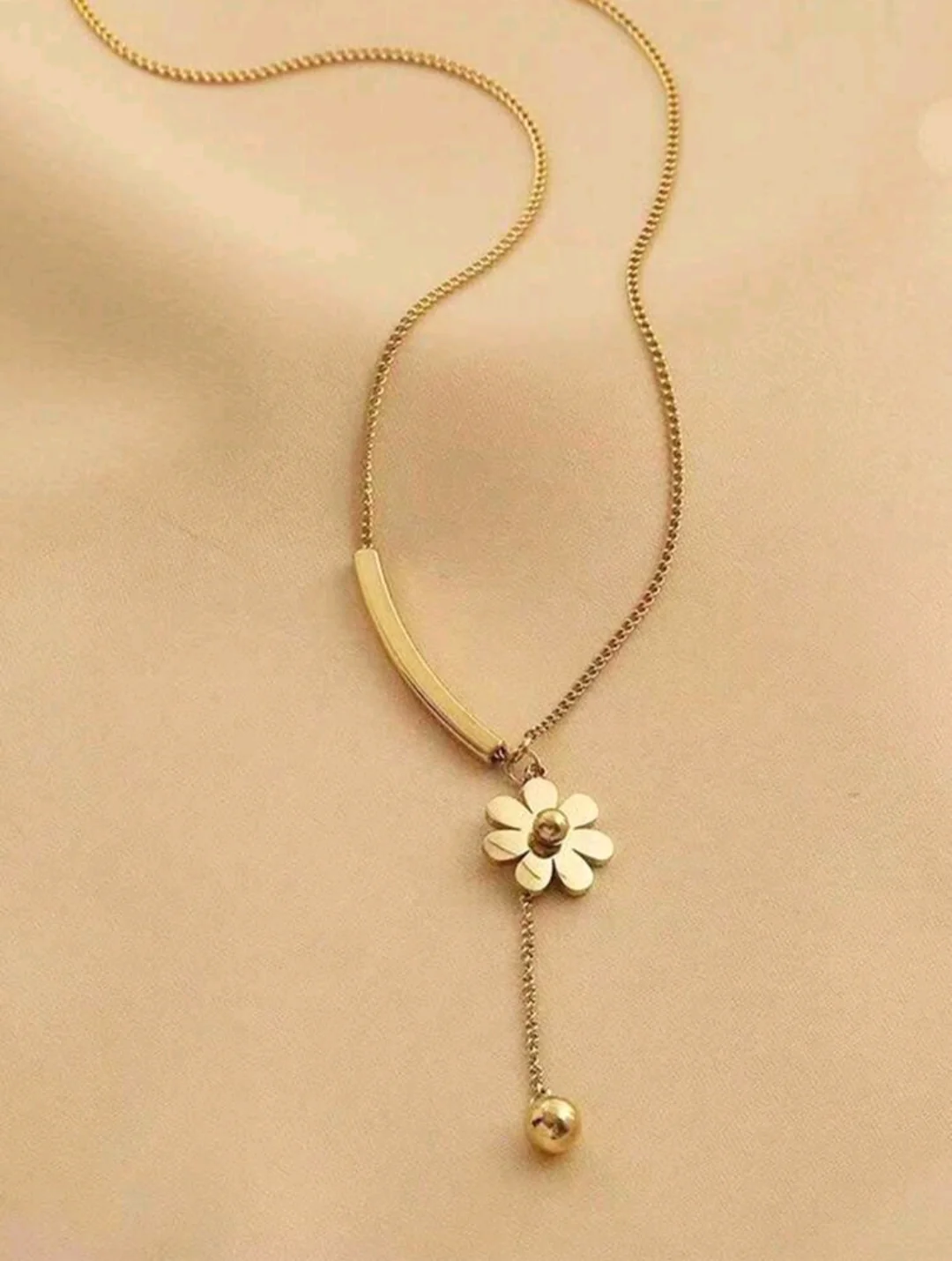 Cadena de flor acero inoxidable 