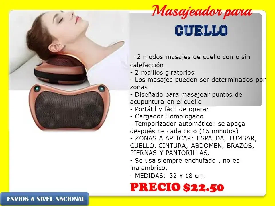Cojín masajeador  2