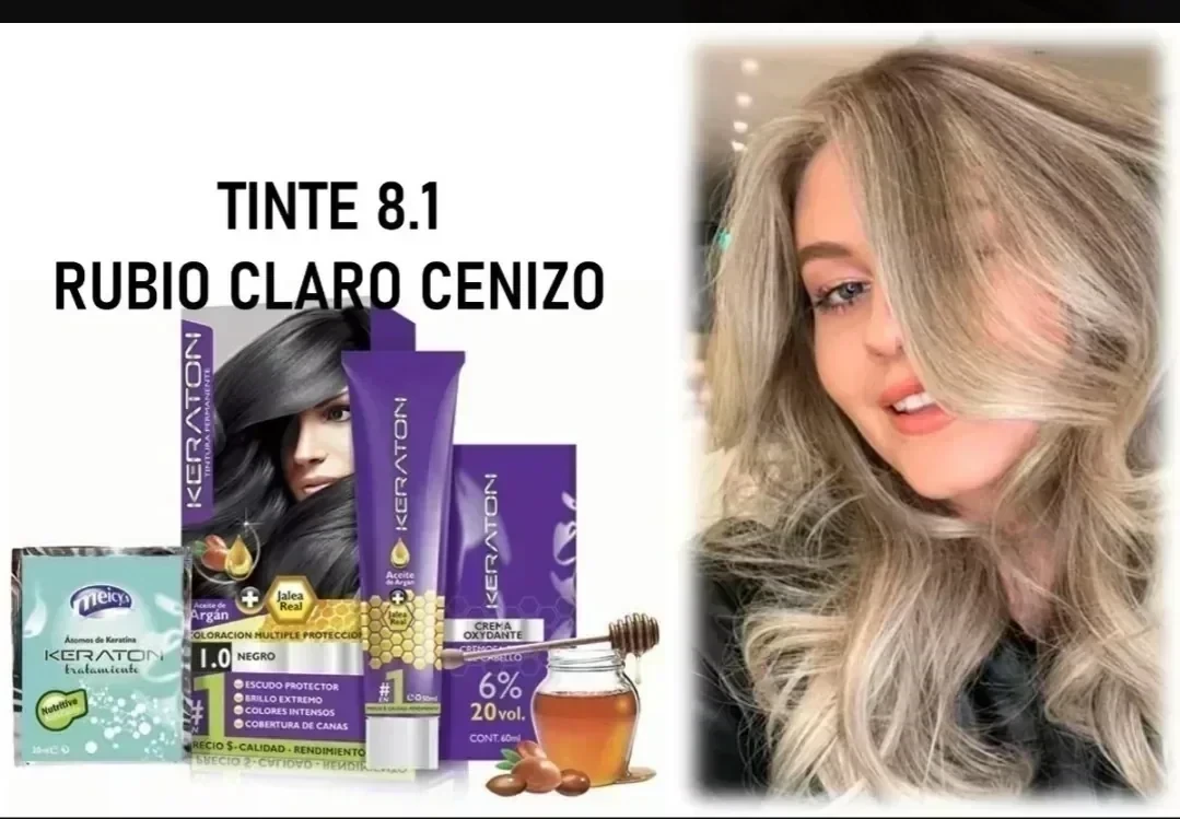 keraton 8.1 rubio claro cenizo
