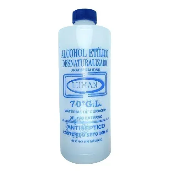 Alcohol etílico desnaturalizado (LUMAN) 125ml