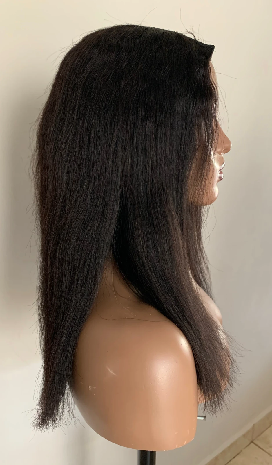 Peluca en U cabello yaki 16” 3