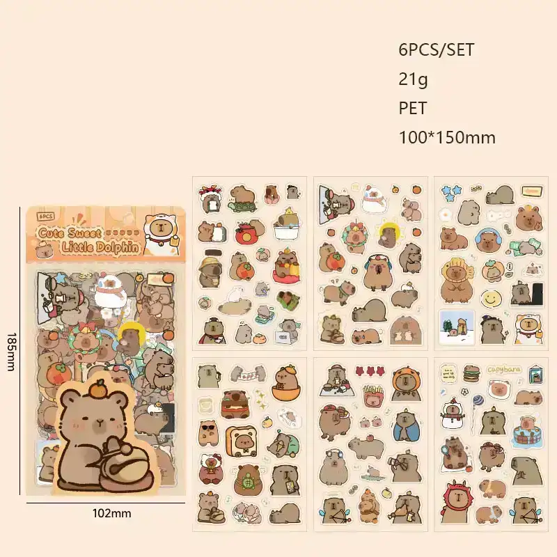 Sticker de capibara 4
