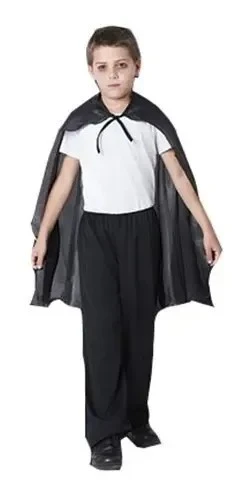 capa negra Halloween
