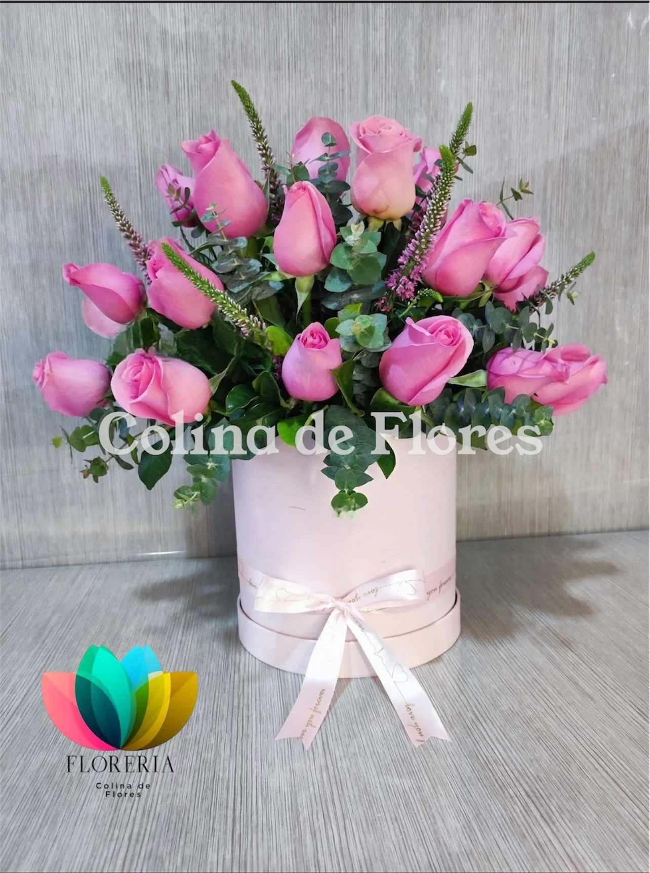 Box rosas rosadas 