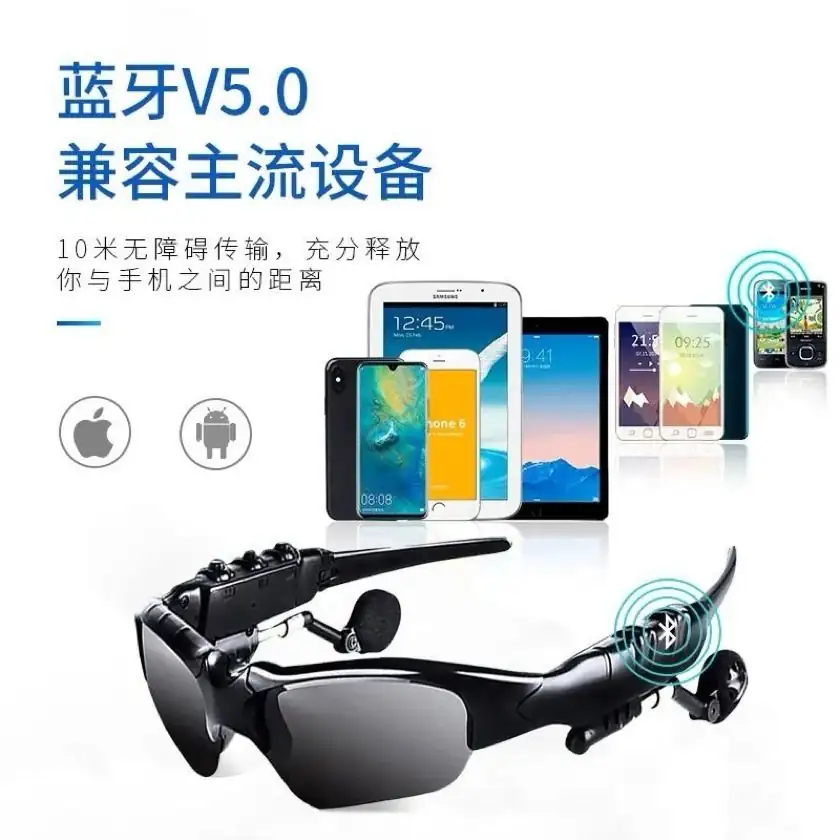 Lentes con Audífonos Bluetooth🕶️🎧😱