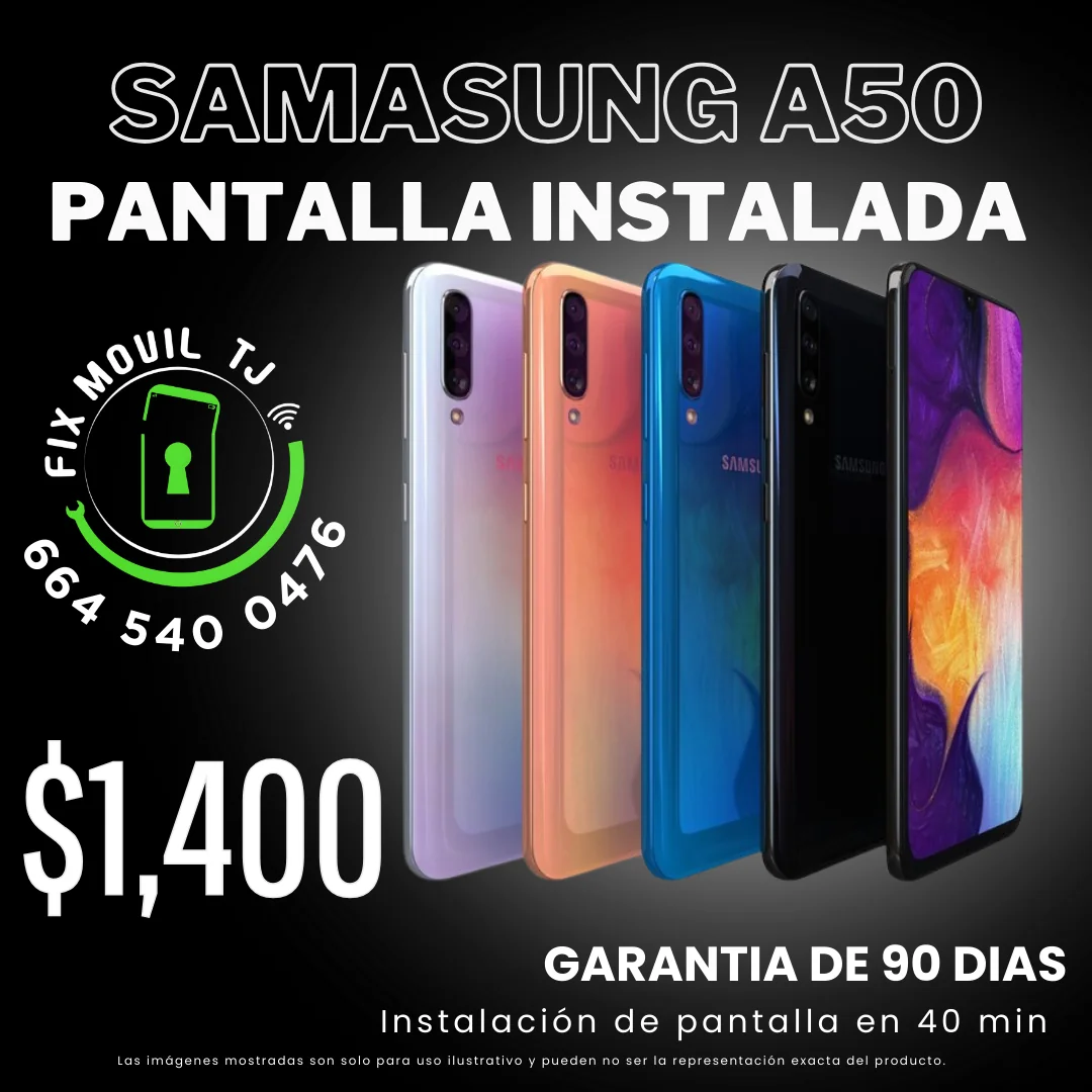Pantalla de samsung a50 