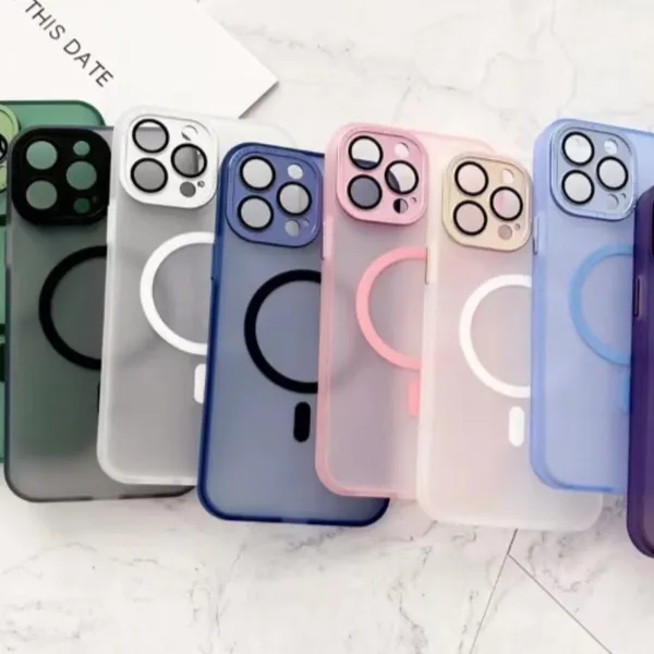 Fundas iPhone Magsafe y Protector Camara
