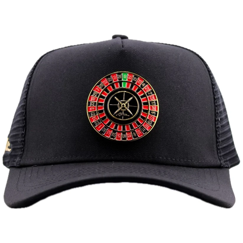 Black Lucky Roulette TruckerCap® - All In Brand