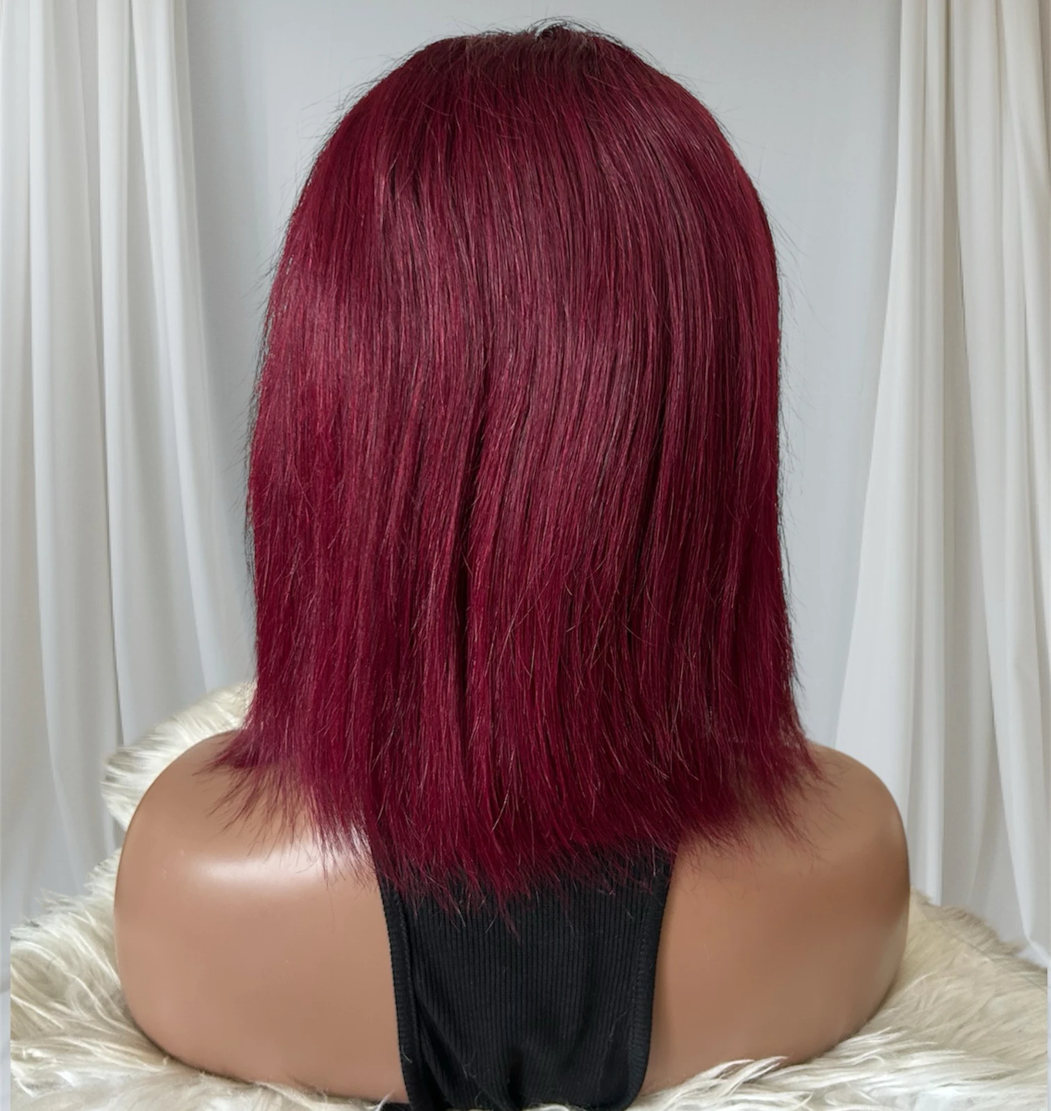 Peluca Bob cabello humano, 12 pulgada, frontal lace 13x1 4