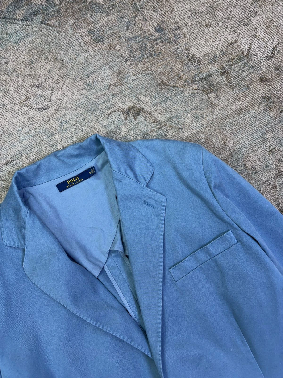 POLO RALPH LAUREN UNSTRUCTURED COTTON BLAZER 7