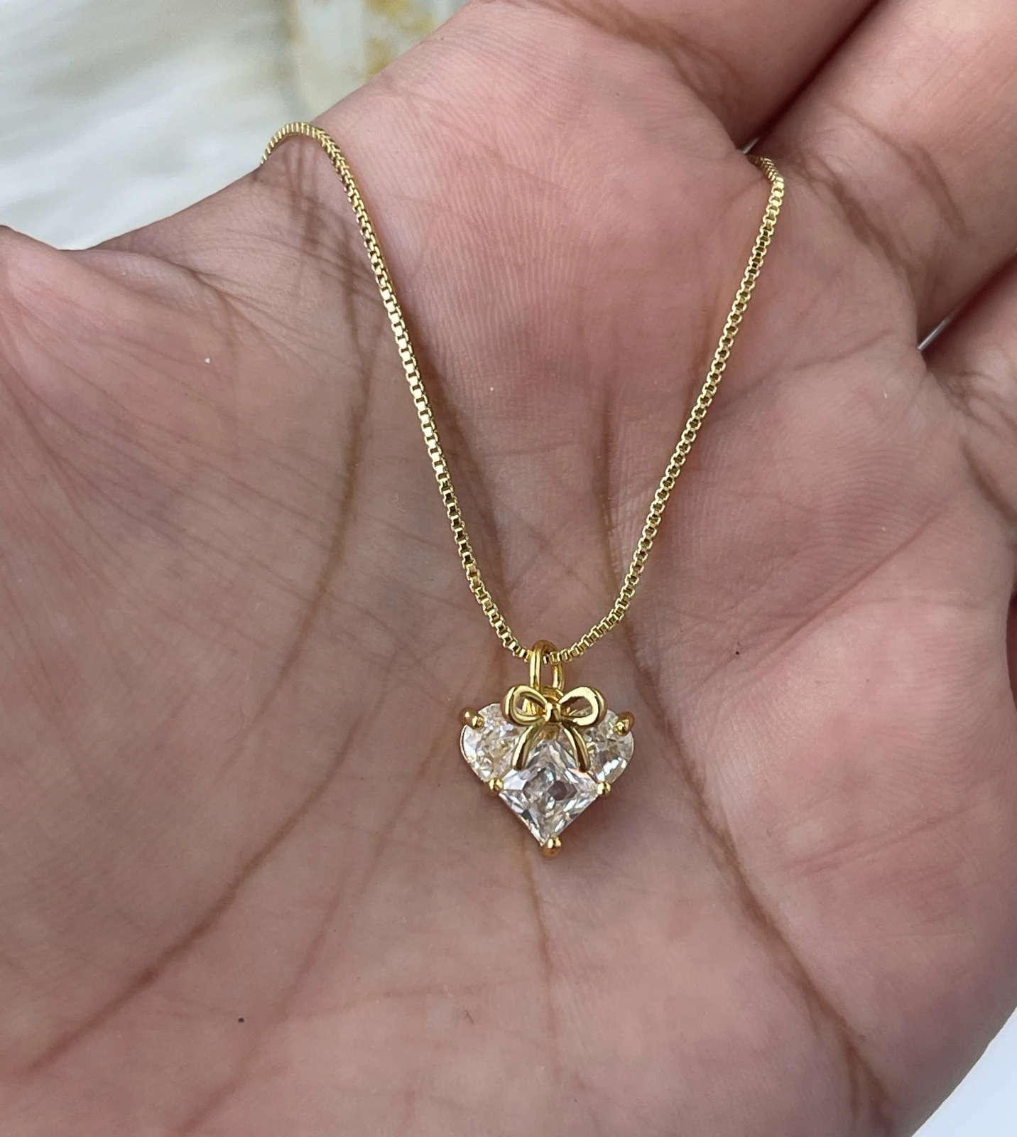 CADENA CORAZON LAZO