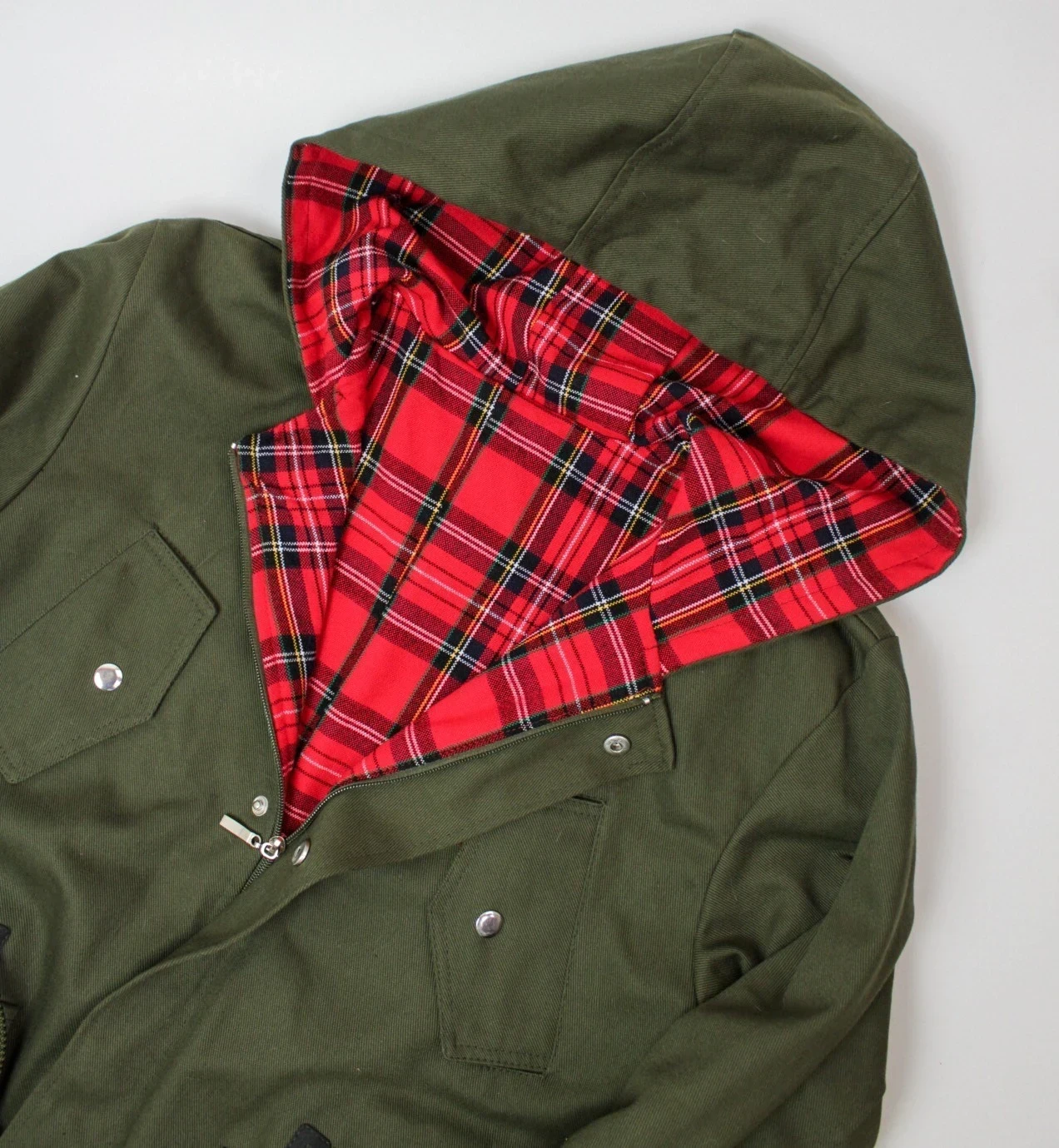 Parka verde militar  3