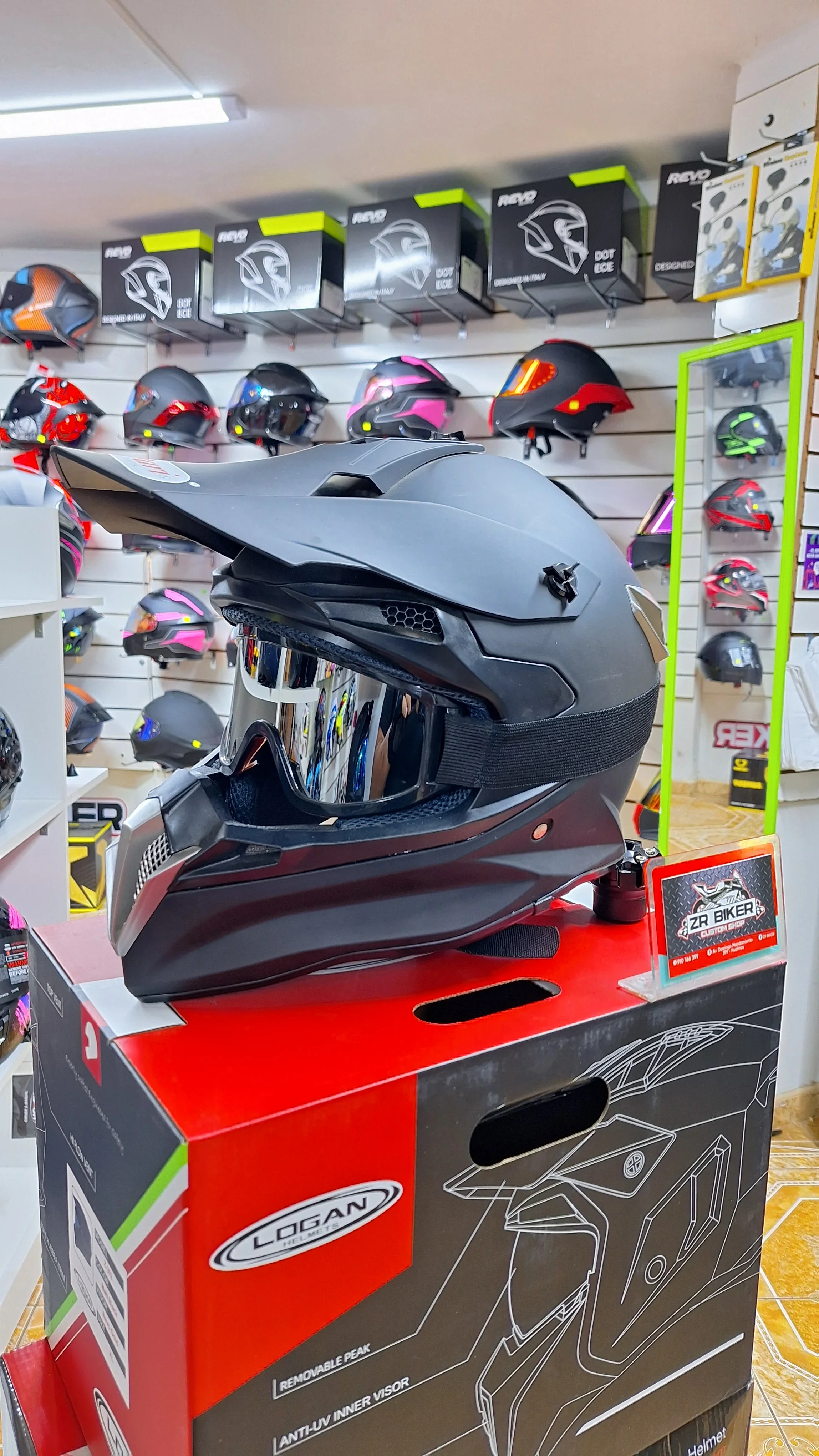 CASCO CROOS NEGRO + VISOR 2