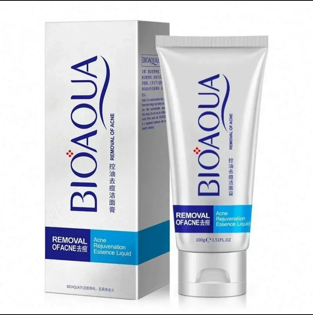 BIOAQUA Removal of Acne – Gel Facial Antiacné 100g ☺️