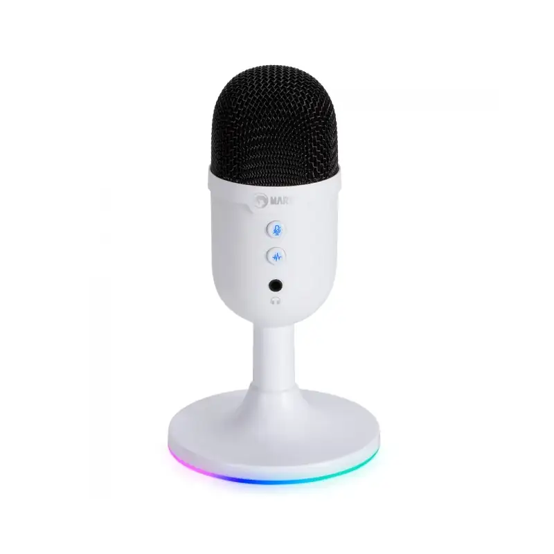 MICROFONO PC MARVO MIC-06 WH BLANCO 