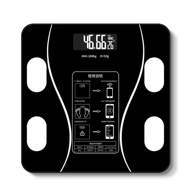 BALANZA BÁSCULA PERSONAL DIGITAL BLUETOOTH  2