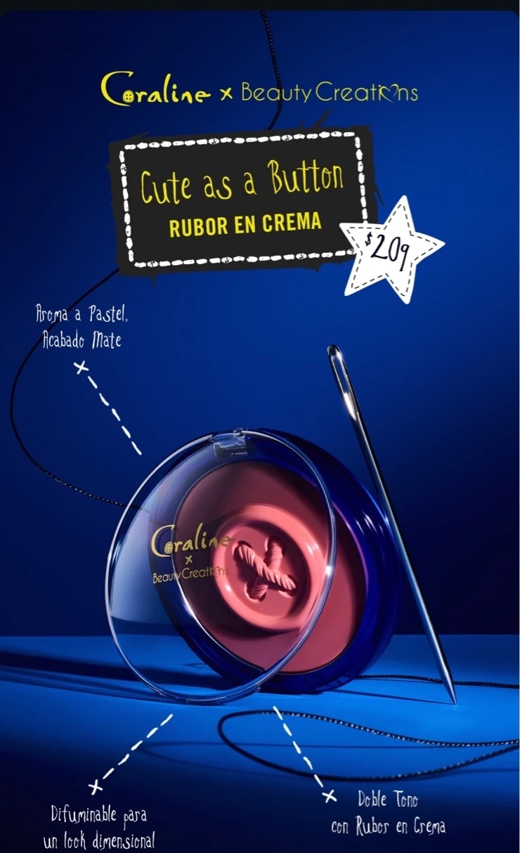 Rubor en crema Coraline xbeauty creations
