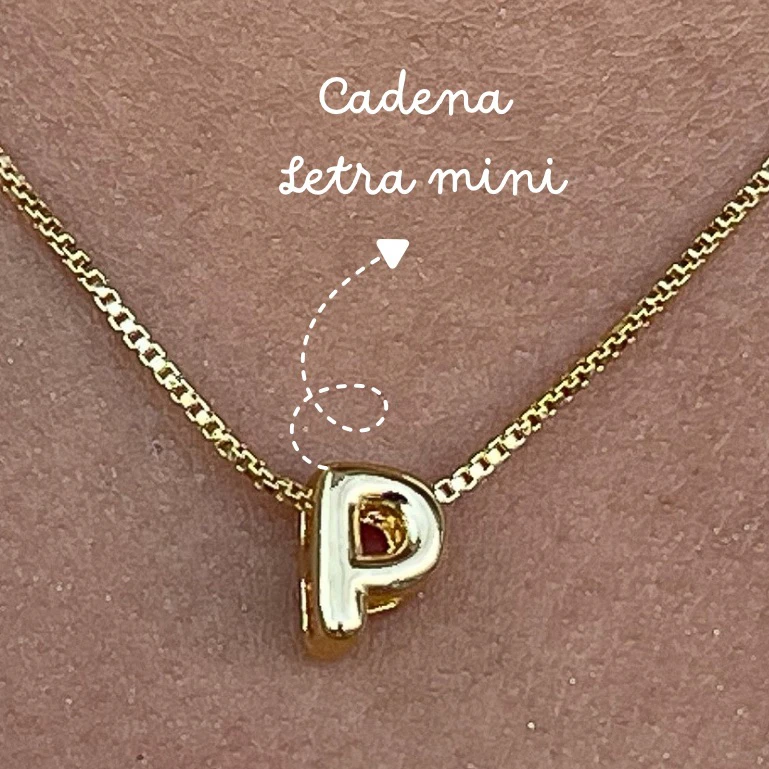 Cadena letra mini 2