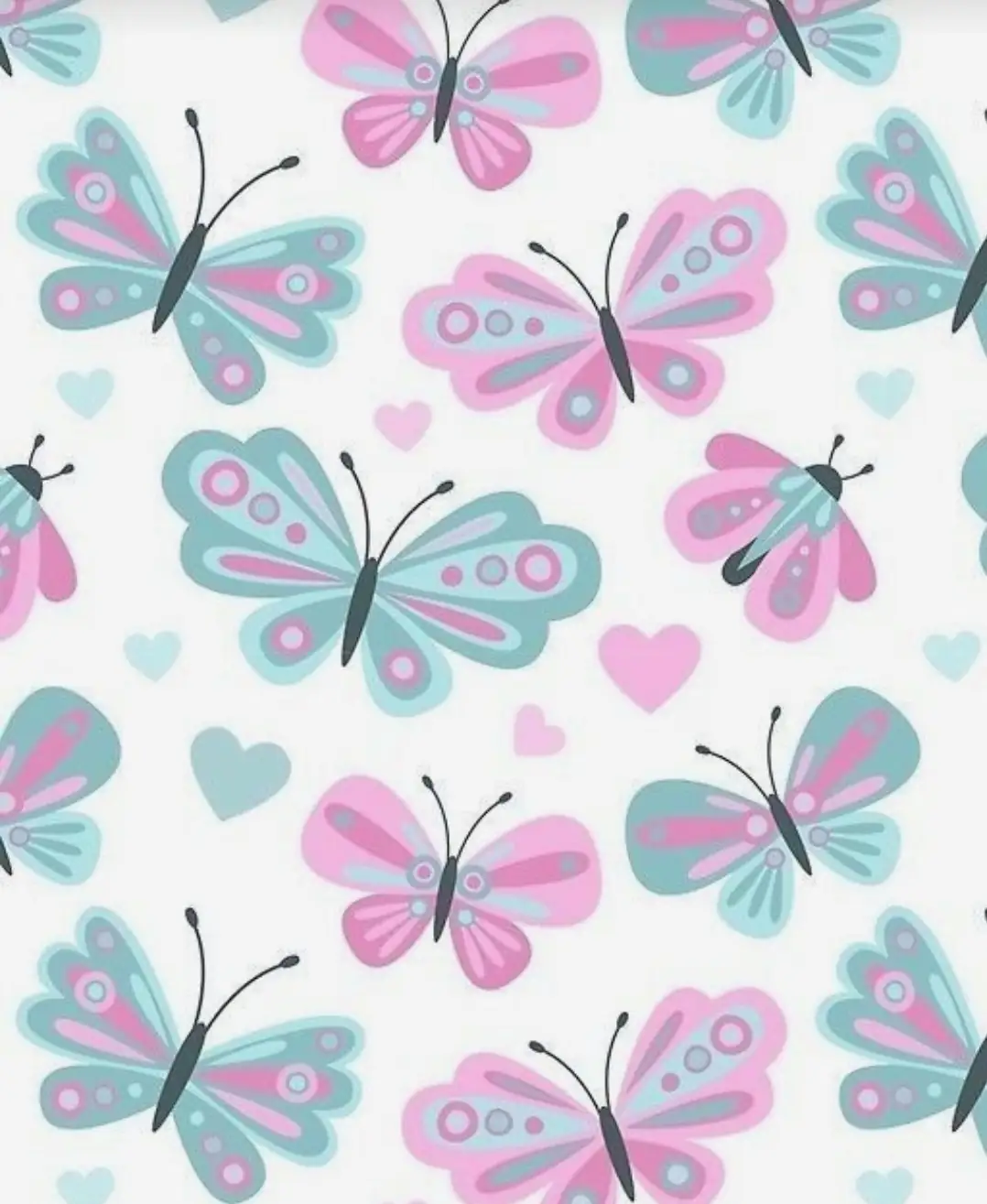 Tela diseño mariposas 2