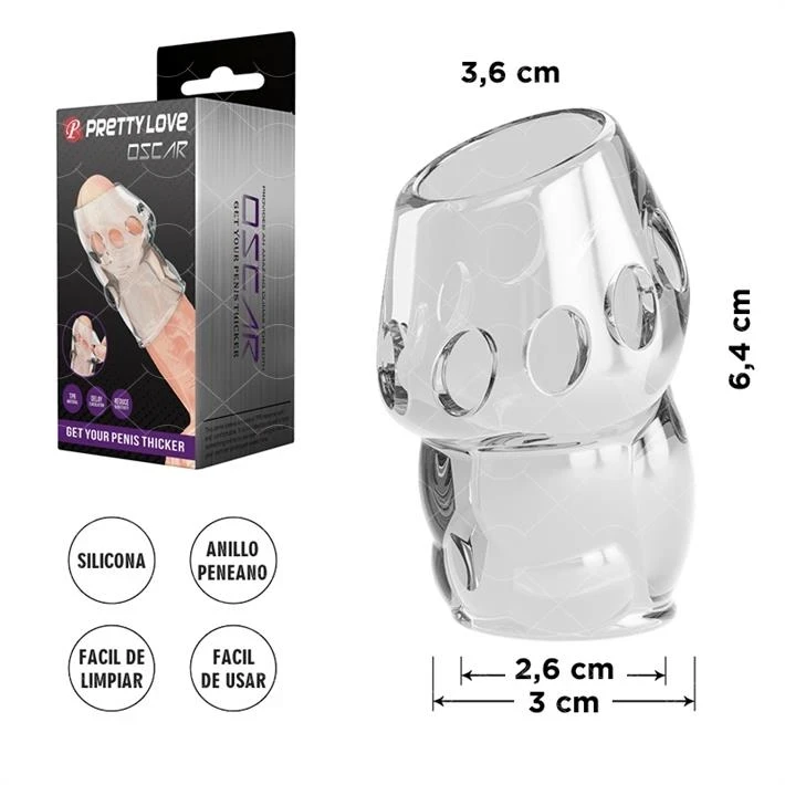Funda para pene abierta de material TPR