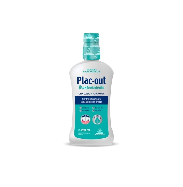  PLAC OUT ENJUAGUE BUCAL DE MANTENIMIENTO X 250 ml
