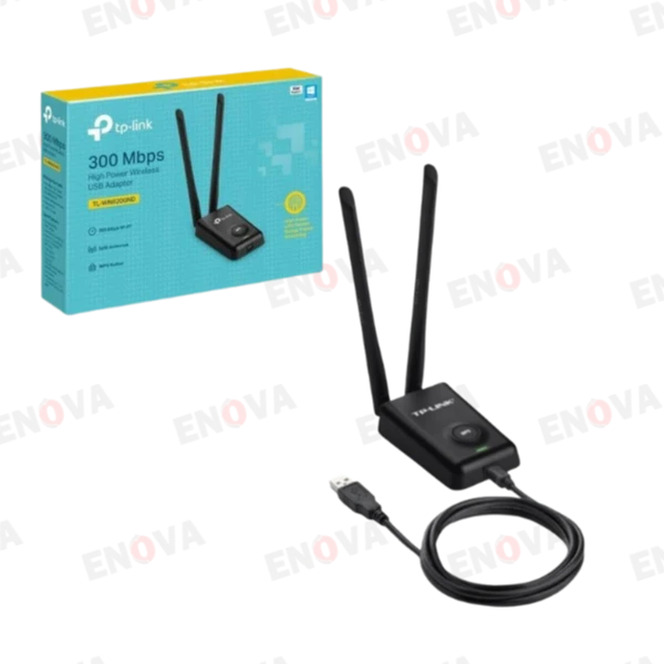 TP-Link TL?WN8200ND – Adaptador USB Wi?Fi de alta potencia
