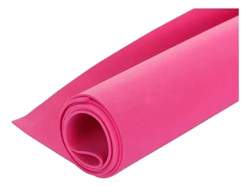 Foamy rosa fiusha pliego liso 75x90