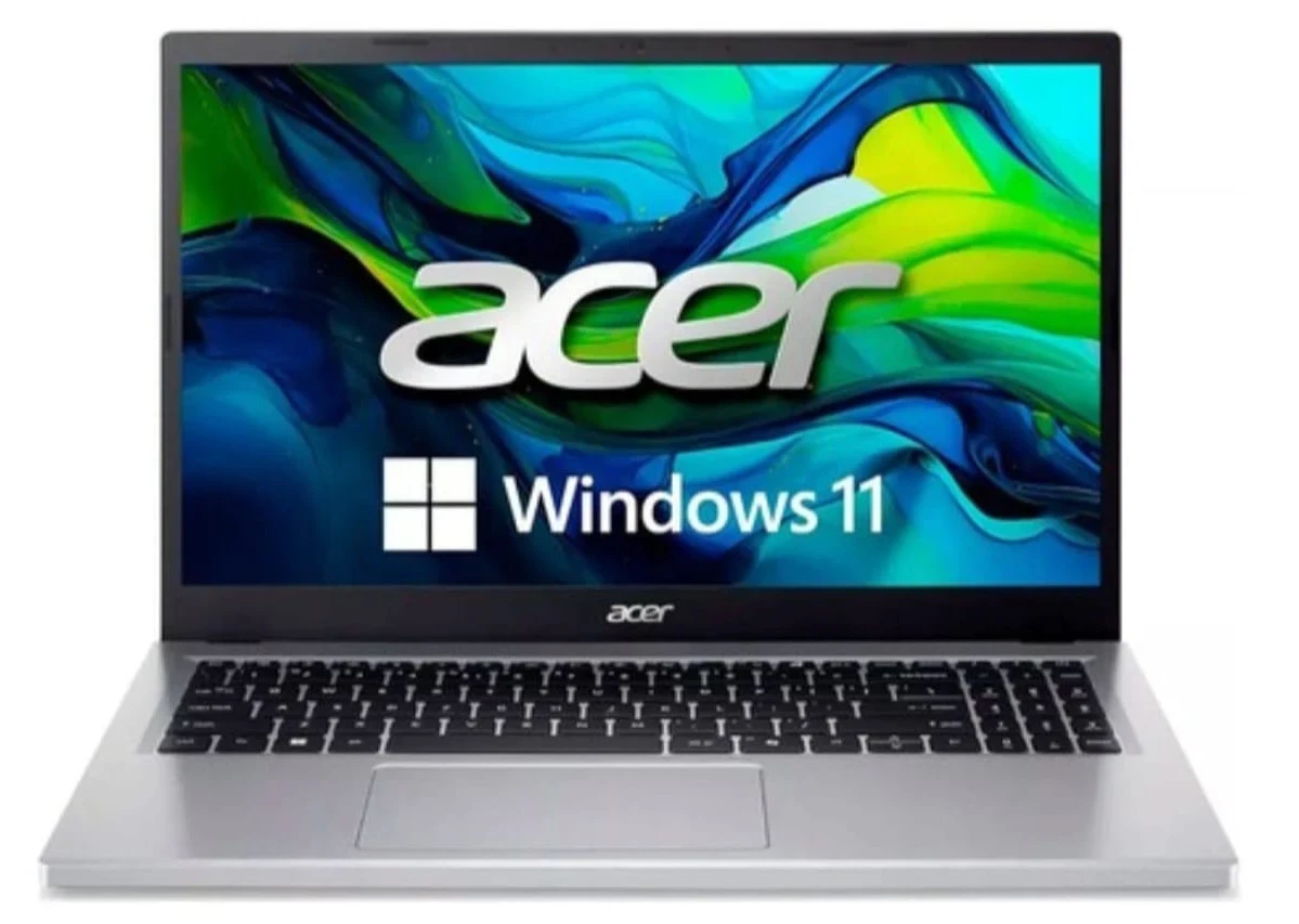 NOTEBOOK ACER ASPIRE3 Intel 3-N305 1.8GHZ/15,6"FHD/8gb RAM/128gb SSD/W11/SILVER