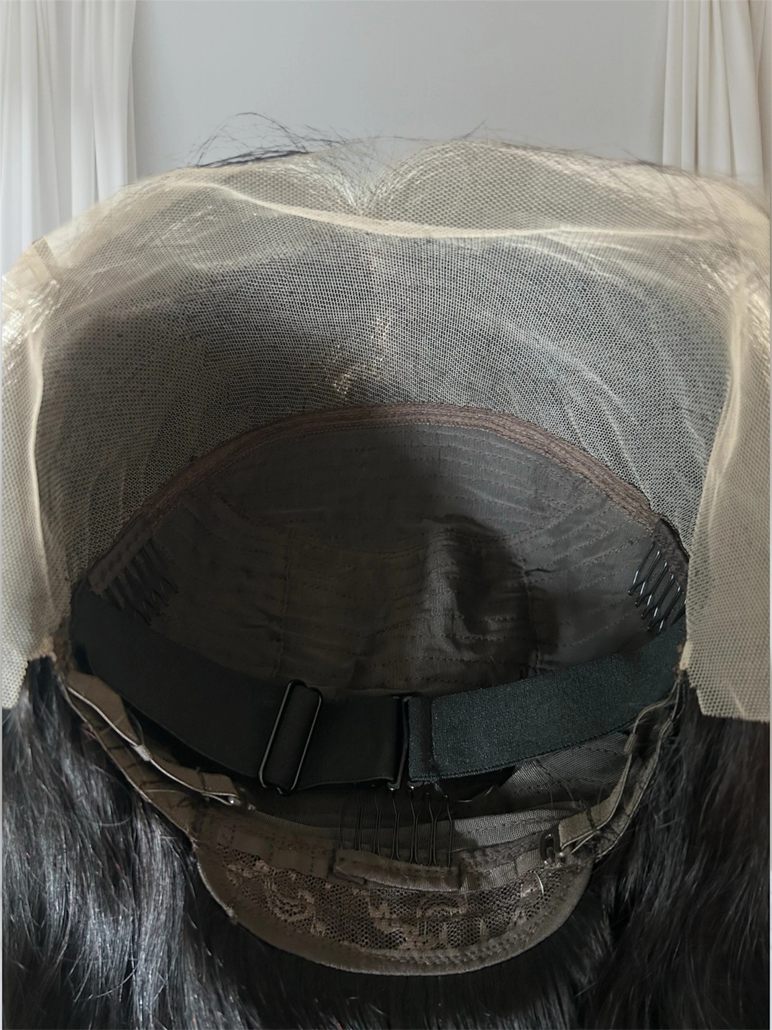 Peluca Cabello Humano 14 pulgada, frontal lace 13x4 , 180% densidad  4