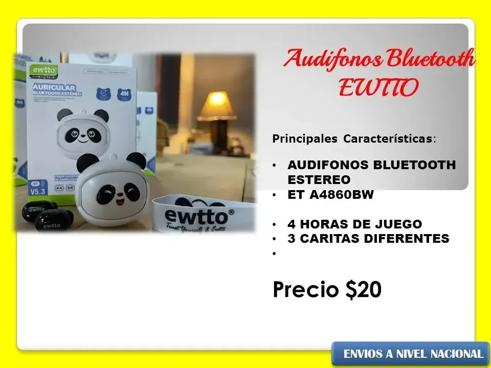 Audífonos Bluetooth  2