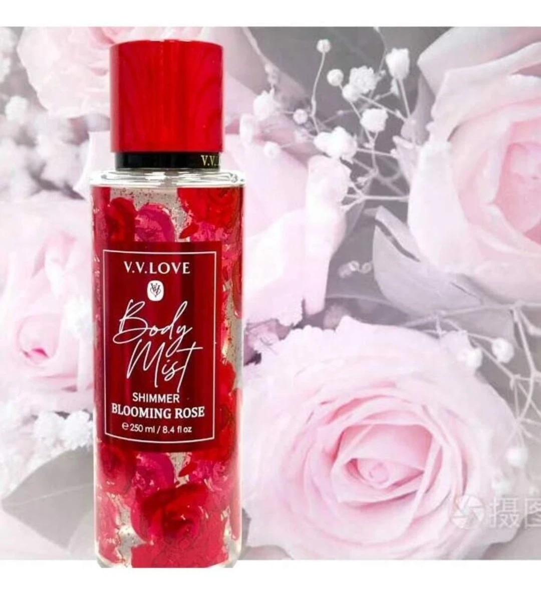 Body mist 250 ml. Vv love  shimmer Blooming rose ☺️