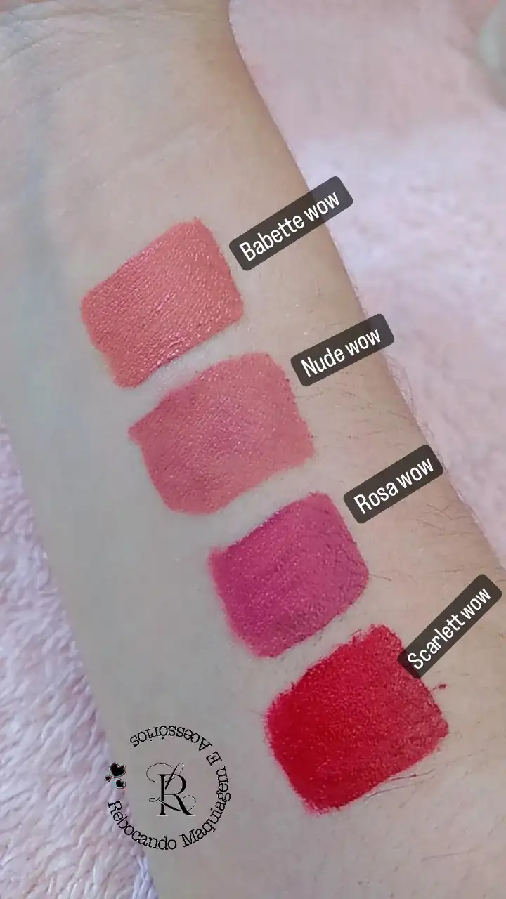 Batom Líquido matte coleção wow  2