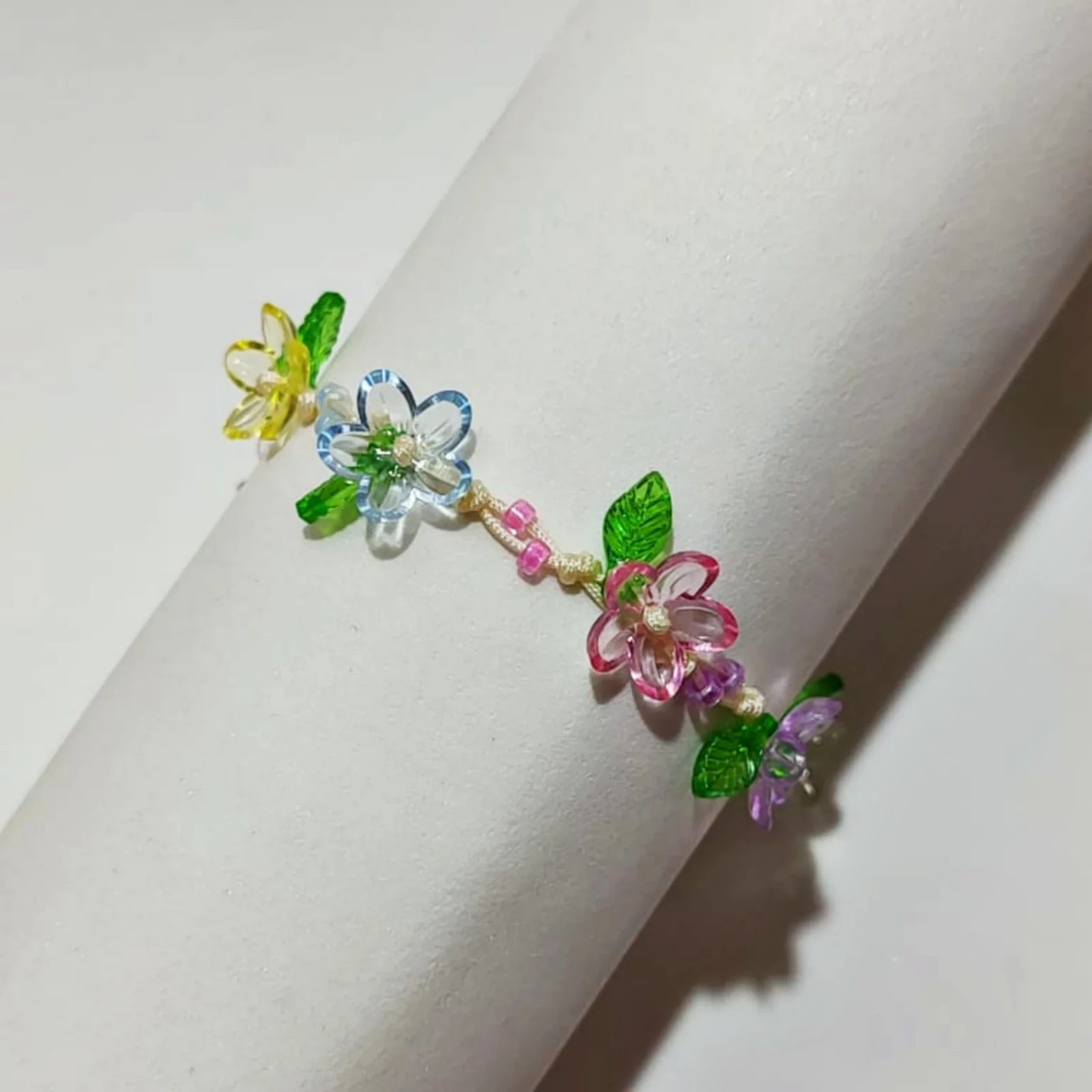 Pulsera de Flores de Colores 3