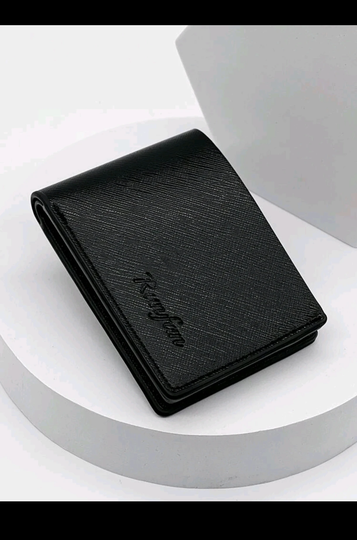 Billetera Mini Slim para Caballero - Poliuretano Premium Texturizado