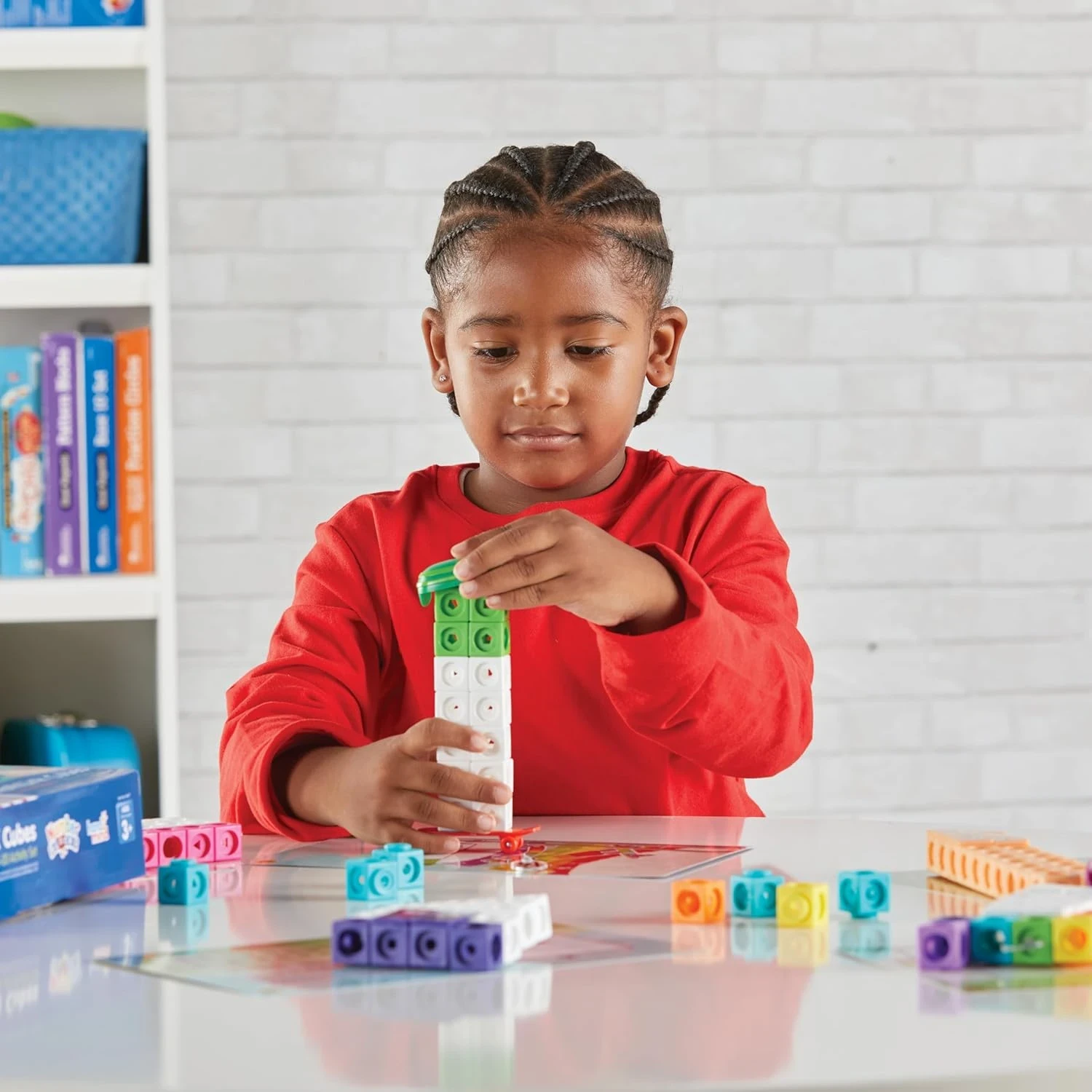 hand2mind Numberblocks MathLink Cubes - Juego de actividades de 11 a 20 4